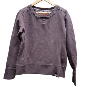 American Giant Heavy Weight Charcoal Grey Vintage Wash Sweatshirt Made In USA